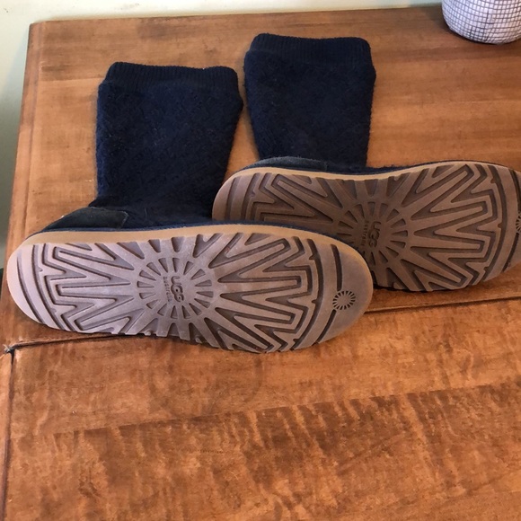 Navy Sweater Uggs - Picture 3 of 9